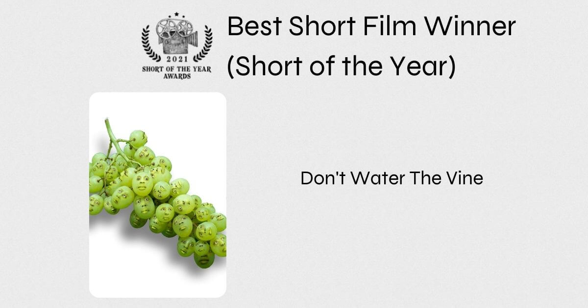 Short of the Year - 2021 - Winners - Best Short Film